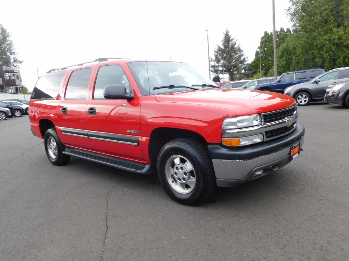 Red 2000 Chevrolet Suburban SUV / Crossover Four-Wheel Drive Automatic