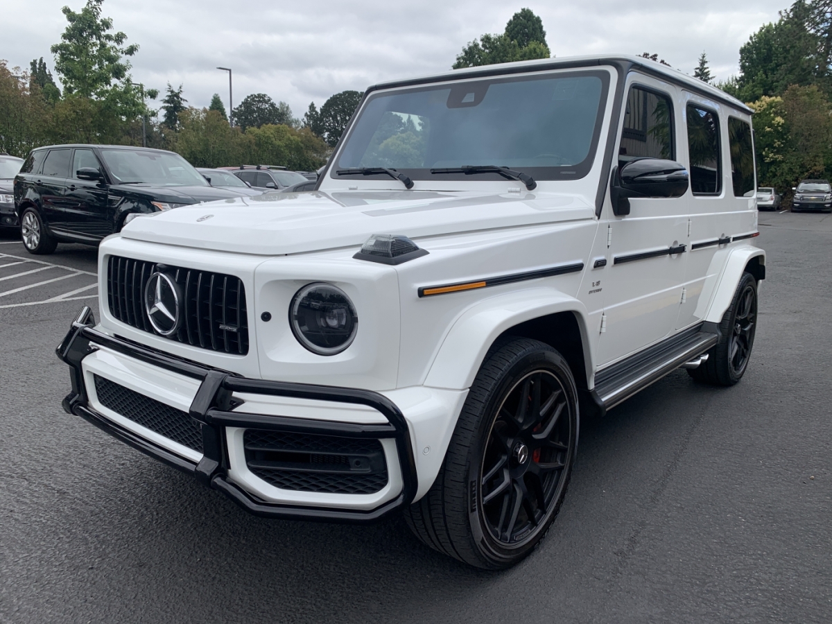 Polar White 2021 Mercedes-Benz G-Class SUV / Crossover All-Wheel Drive 9-Speed Automatic
